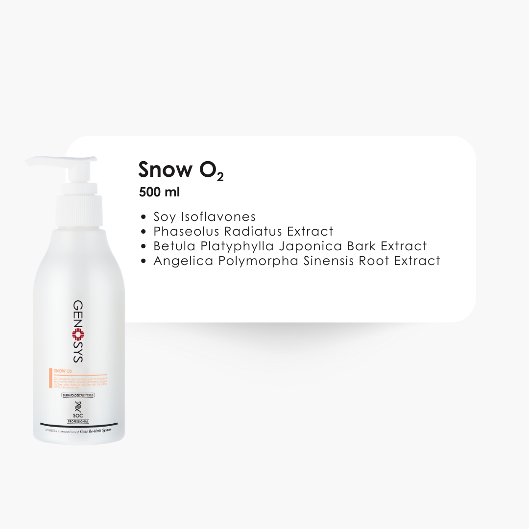 Genosys Snow O2 Cleanser -SOC 500 ML - Görsel 2